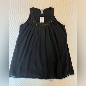 NWT Not-your-usual-black top
